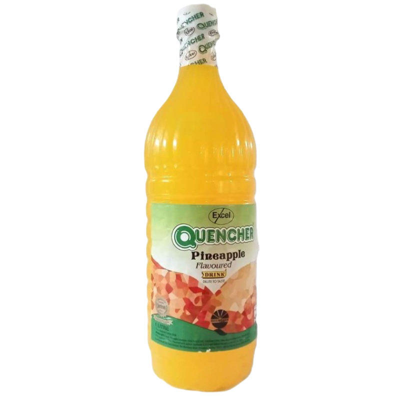 QUENCHER PINEAPPLE FLAVOURED DRINK 1L QUENCHER PINEAPPLE FLAVOURED DRINK 1L