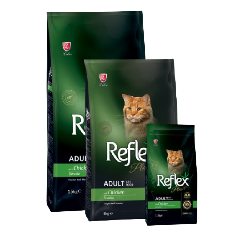 REFLEX PLUS ADULT CAT FOOD – CHICKEN FLAVOUR 1.5KG