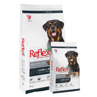 REFLEX HIGH QUALITY ADULT DOG FOOD - LAMB AND RICE FLAVOUR 15KG