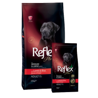 REFLEX PLUS FOR MEDIUM & LARGE BREEDS DOG FOOD 15KGS
