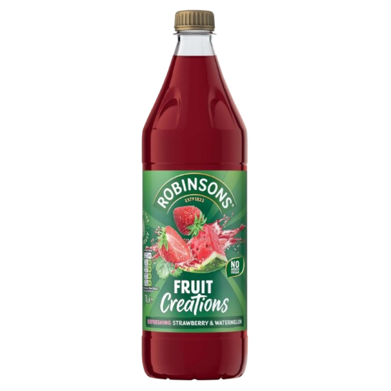 ROBINSONS FRUIT CREATIONS STRAWBERRY AND WATERMELON DRINK 1L