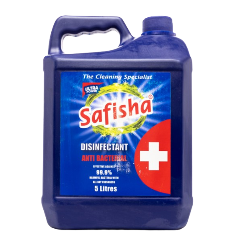 SAFISHA DISINFECTANT, ANTIBACTERIAL 5 LITRES 