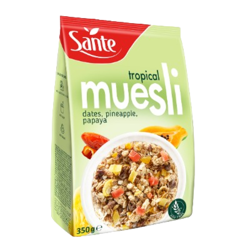 SANTE TROPICAL MUESLI CEREAL 350G