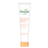 SIMPLE TRIPLE PROTECT MOISTURISER CREAM SPF 30 40ML