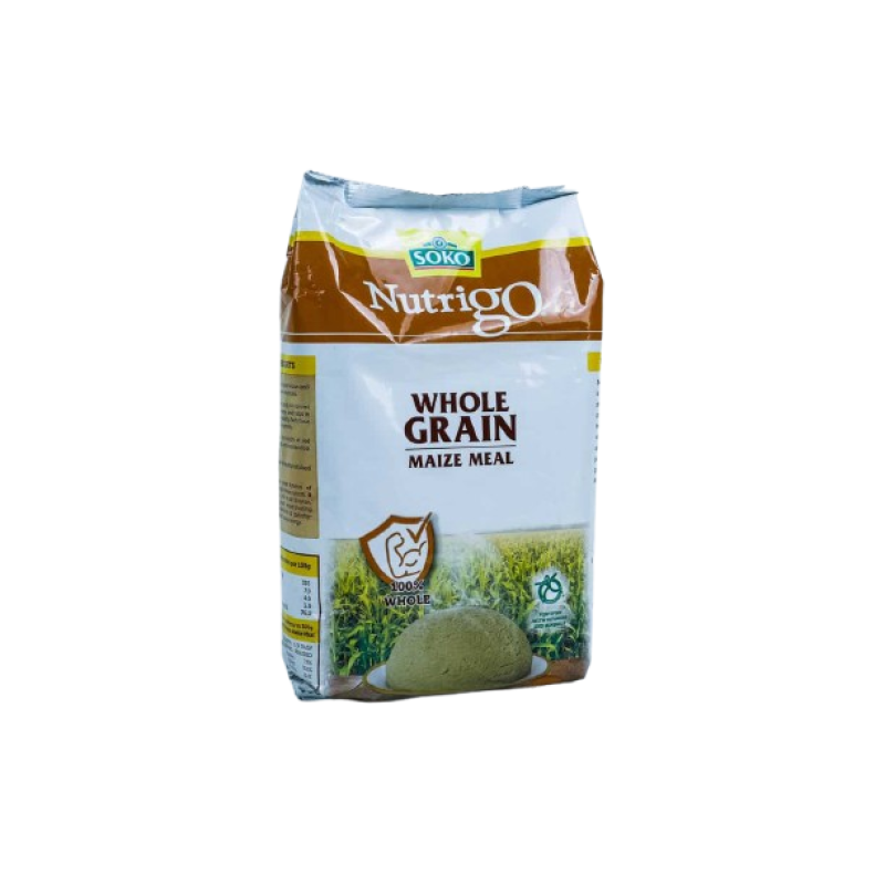 Soko Nutrigo Whole Grain Maize Meal Flour 2kg Soko Nutrigo Whole Grain Maize Meal Flour 2kg
