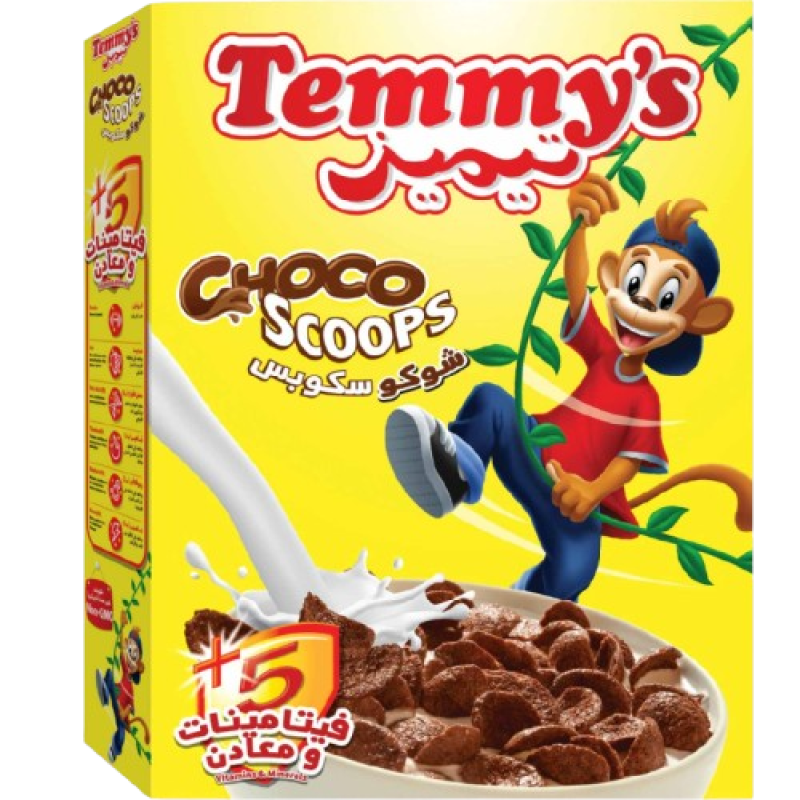 Temmy's Choco Scoops Cereal 250g