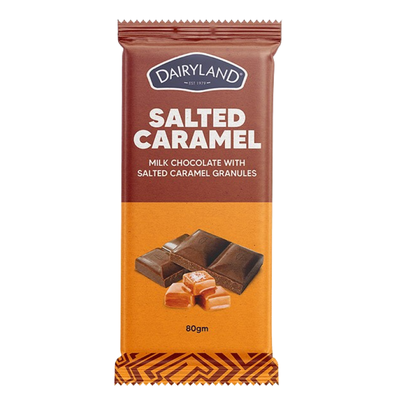 Dairyland Salted Caramel Chocolate Bar 80g