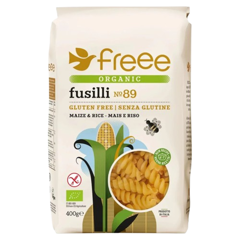 Doves Gluten Free Organic Maize & Rice Fusilli Pasta 400g