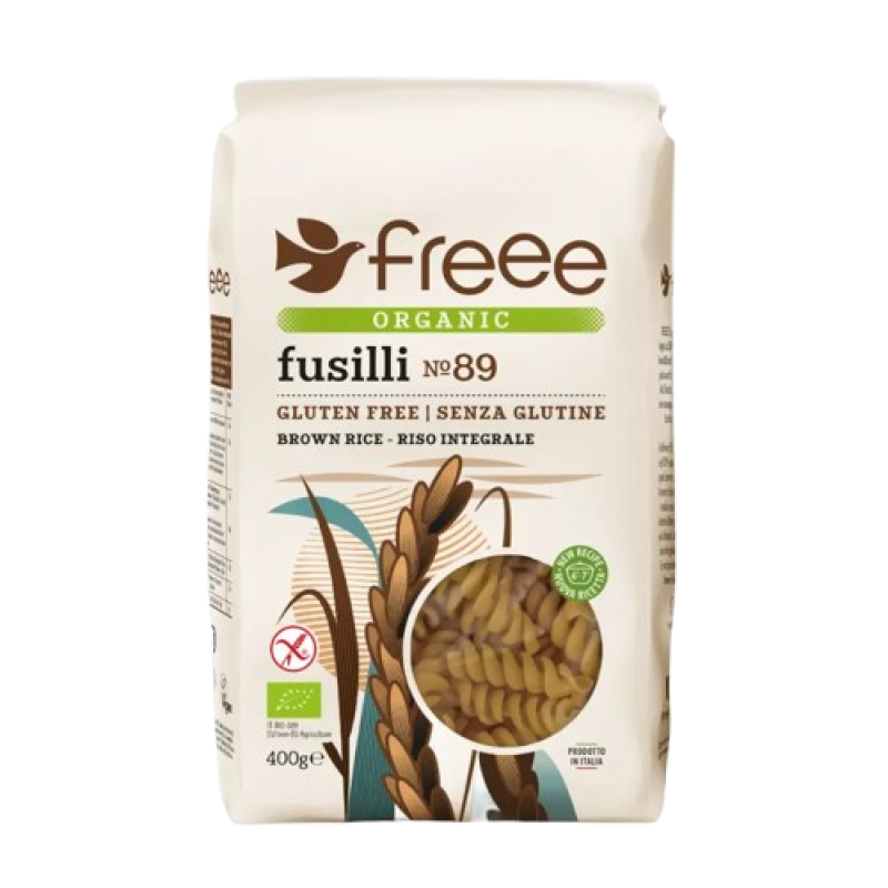 Doves Gluten Free Organic Brown Rice Fusil Pasta 400g
