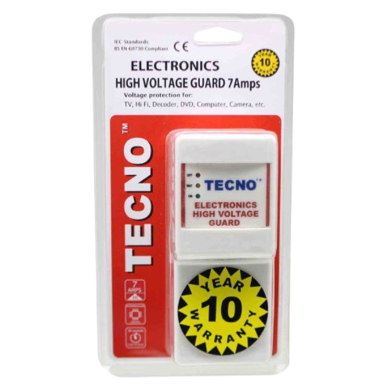 TECNO ELECTRONICS HIGH VOLTAGE GUARD 7AMPS TECNO ELECTRONICS HIGH VOLTAGE GUARD 7AMPS