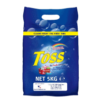 TOSS WASHING DETERGENT POWDER BAG, BLUE 5KG