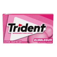 TRIDENT BUBBLEGUM GUMS 14's