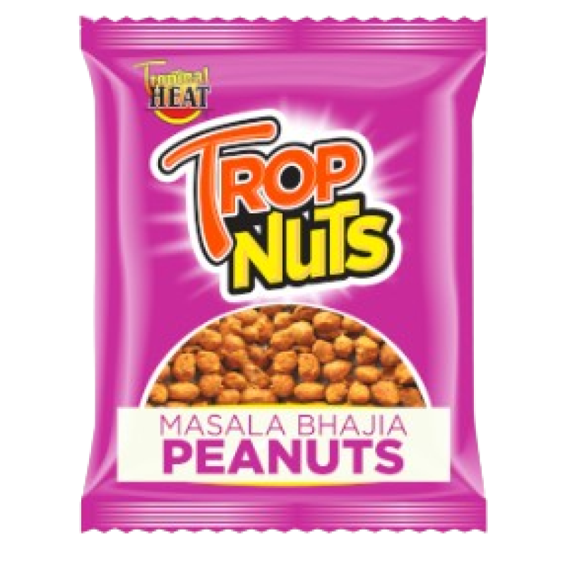 TROPICAL HEAT MASALA BHAJIA PEANUTS 50G TROPICAL HEAT MASALA BHAJIA PEANUTS 50G