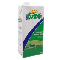 TUZO UHT WHOLE LONG LIFE MILK 1 LITRE