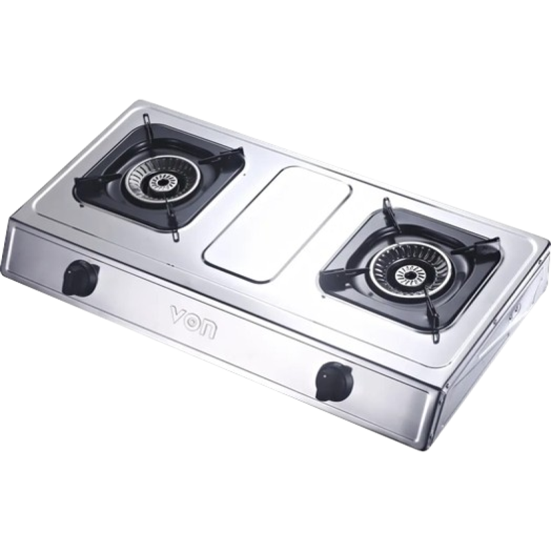 VON VCT2XWGX TABLE TOP DUAL BURNER - STAINLESS STEEL VON VCT2XWGX TABLE TOP DUAL BURNER - STAINLESS STEEL