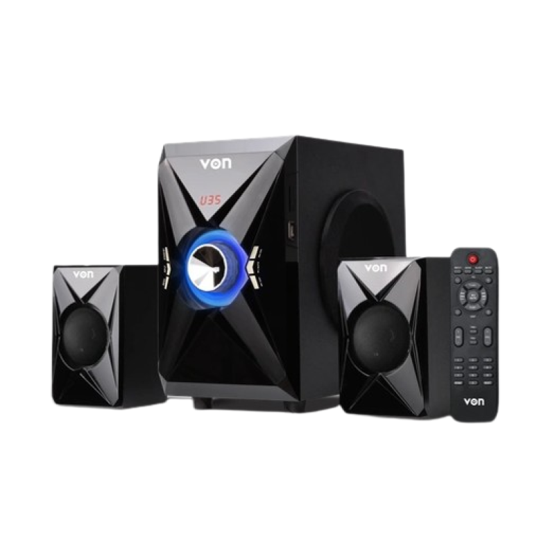 VON 2.1CH VSW0502BEK SUBWOOFER - 50W