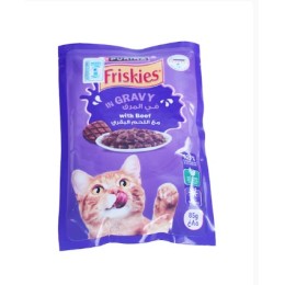 Purina Friskies Cat Food In Gravy With Beef 85g