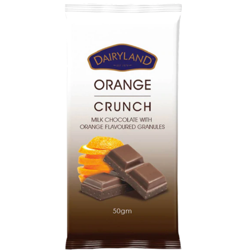 Dairyland Orange Crunch Chocolate 40g