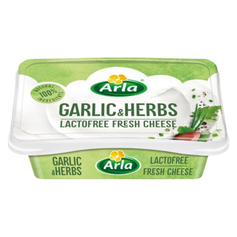 Arla Garlic & Herbs Lactose Free Cheese 200g