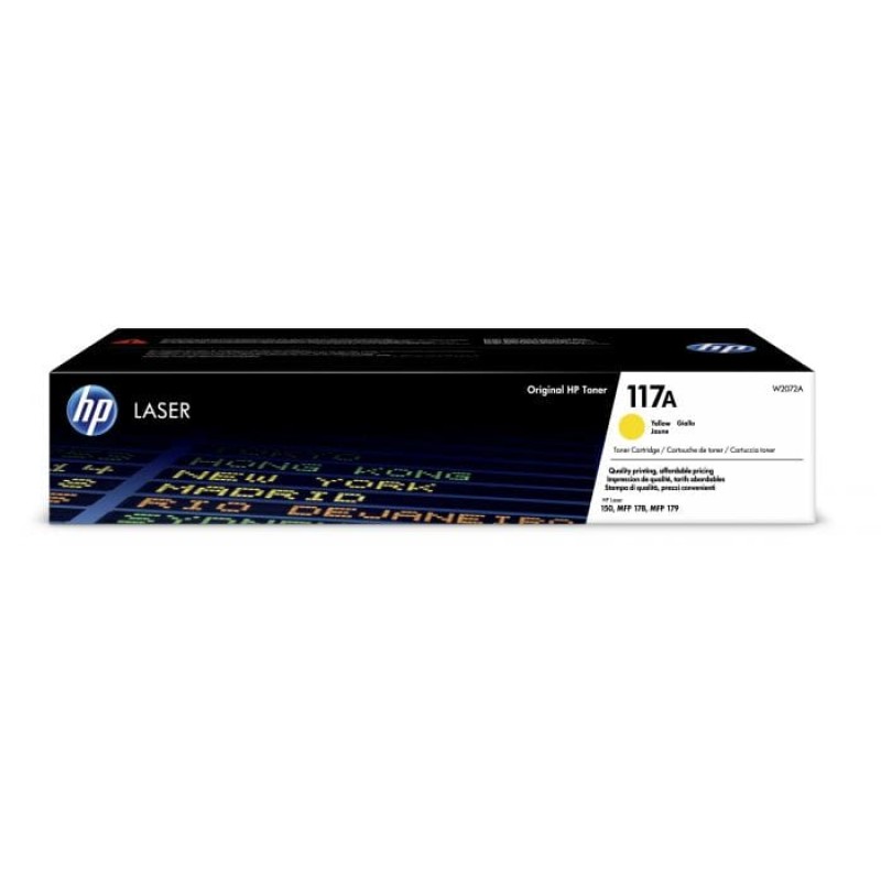 HP 117A W2072A Toner Yellow