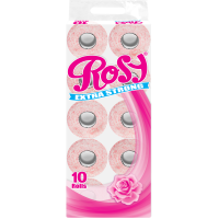Rosy Toilet Tissue Printed 10 Rolls in a Pack Wrapped, 4packs in a carton