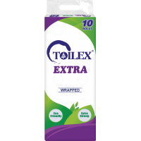 Toilex Toilet Tissue Extra White 40 rolls Wrapped