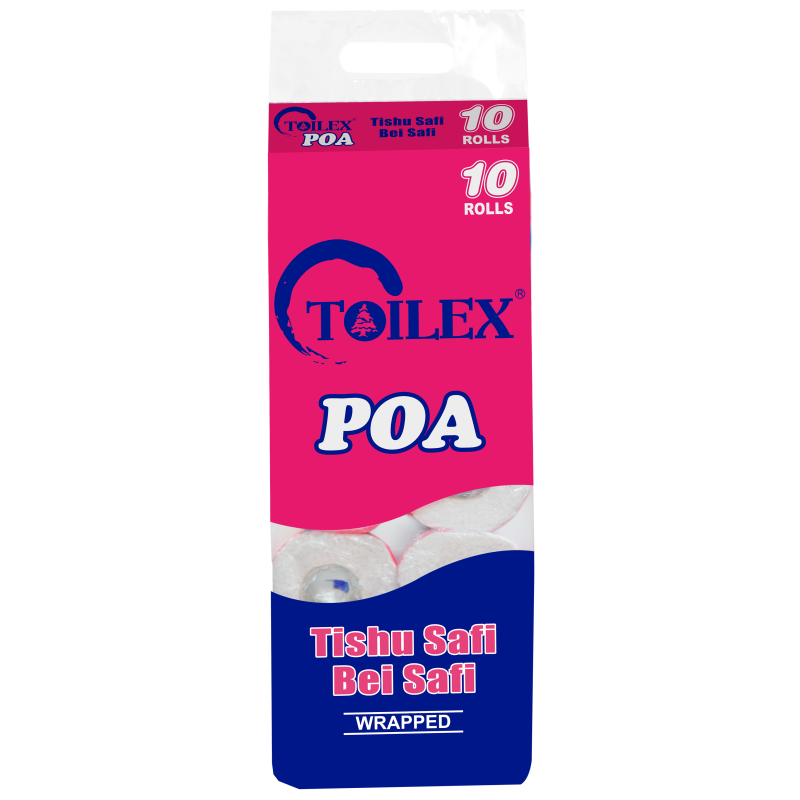 Toilex Toilet Tissue Poa Pink Diamond 40 Rolls Wrapped