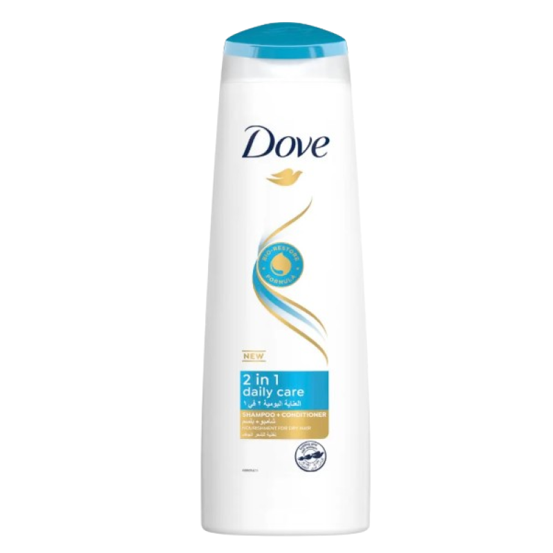 DOVE DAILY CARE 2 IN 1 SHAMPOO AND CONDITIONER 400ML