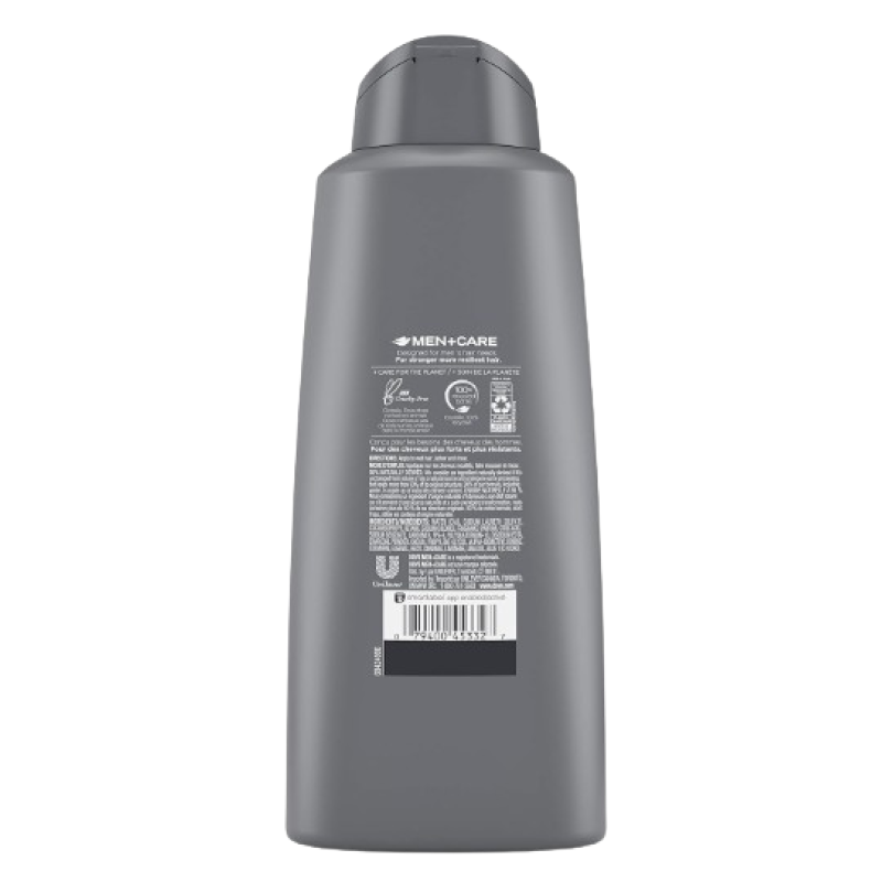 DOVE MEN CARE CHARCOAL AND CLAY PURIFYING SHAMPOO 603 ML