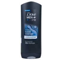 DOVE HYDRATING CLEAN COMFORT MEN BODY WASH 400ML