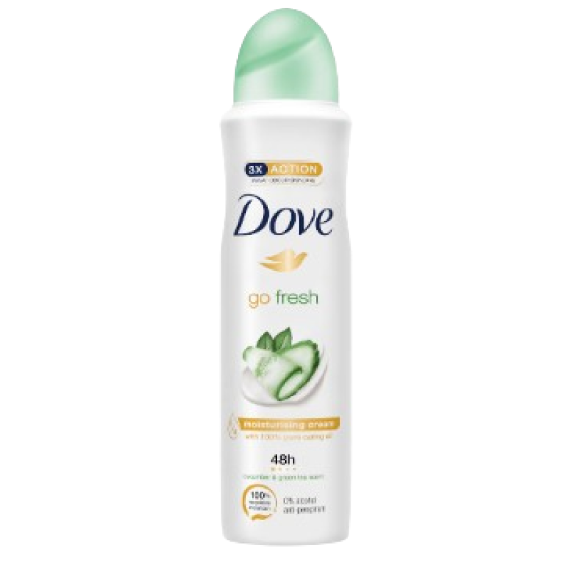 DOVE GO FRESH ANTIPERSPIRANT DEO SPRAY 150ML