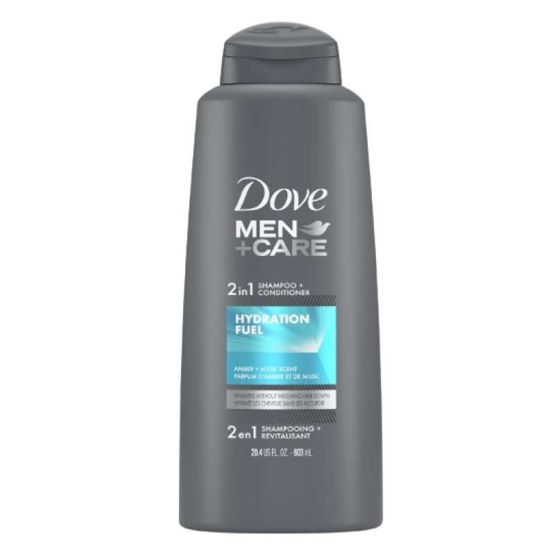 DOVE MEN CARE HYDRATION FUEL 2 IN 1 SHAMPOO AND CONDITIONER 603ML