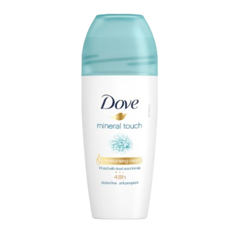 DOVE MINERAL TOUCH ANTIPERSPIRANT DEO ROLL ON 50ML