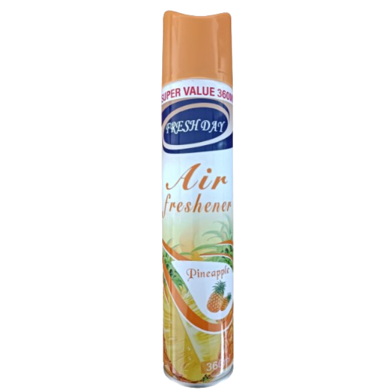 FRESH DAY PINEAPPLE AIR FRESHENER 360ML FRESH DAY PINEAPPLE AIR FRESHENER 360ML