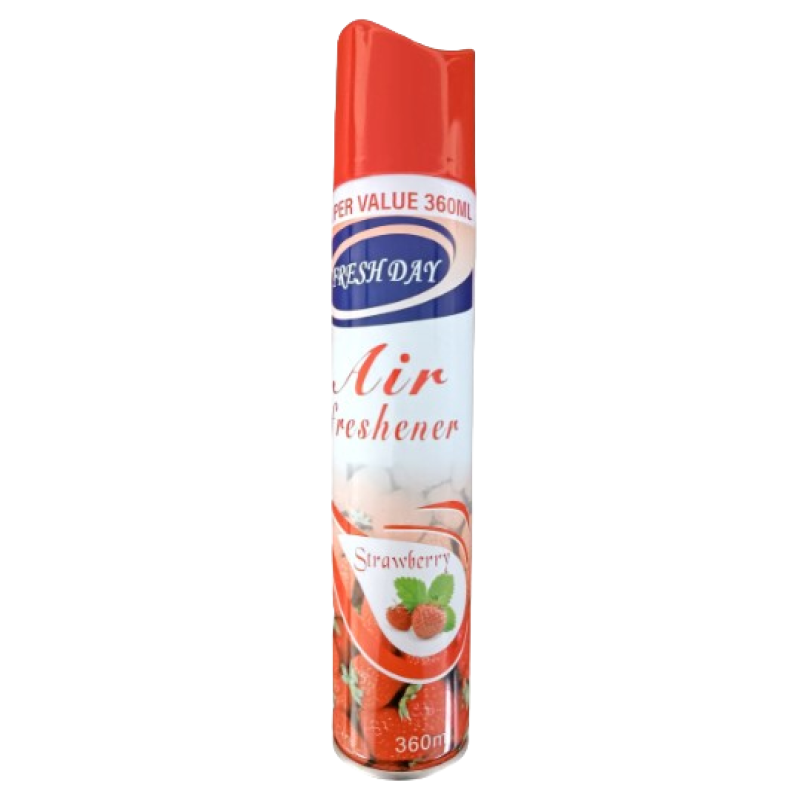 FRESH DAY STRAWBERRY AIR FRESHENER 360ML FRESH DAY STRAWBERRY AIR FRESHENER 360ML