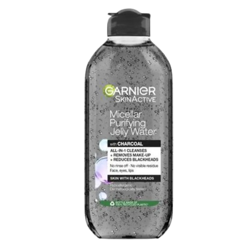 GARNIER MICELLAR PURIFYING JELLY WATER WITH CHARCOAL 400ML