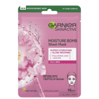 GARNIER MOISTURE BOMB SAKURA HYDRATING MASK FOR DULL SKIN