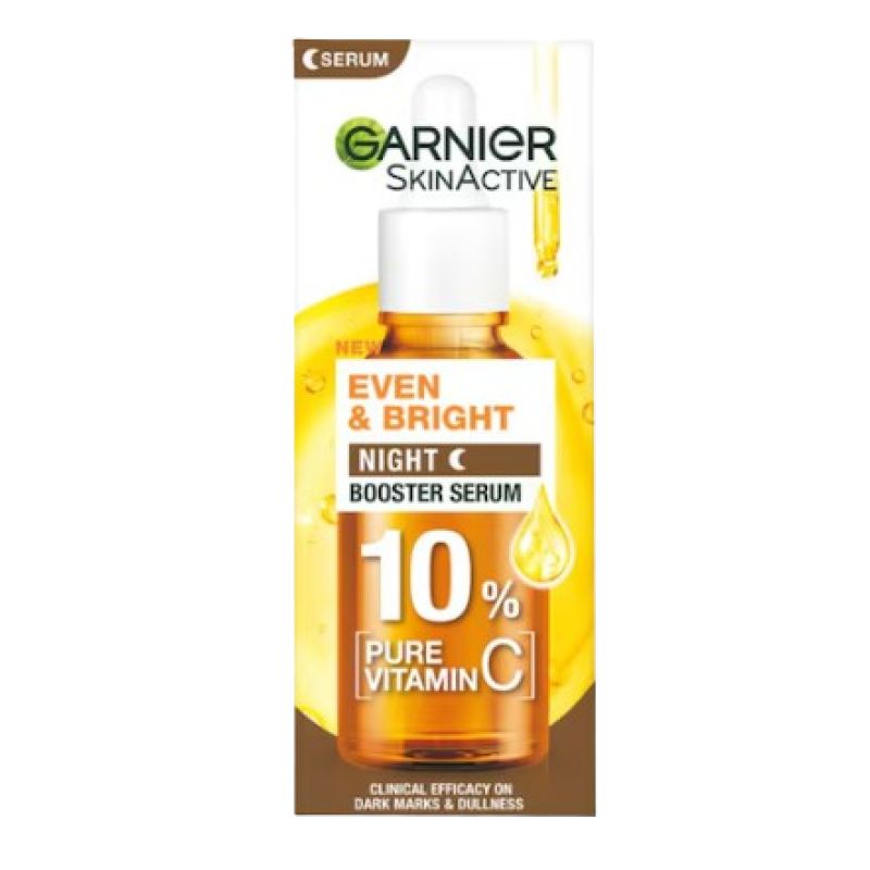 GARNIER EVEN AND BRIGHT NIGHT SERUM 30ML