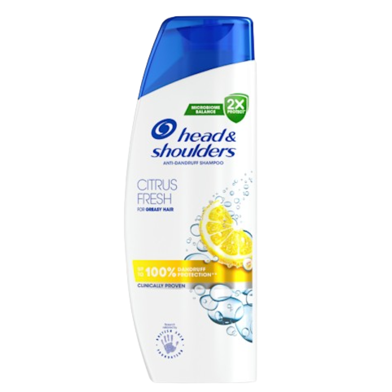 HEAD AND SHOULDERS CITRUS FRESH ANTI-DANDRUFF SHAMPOO AND CONDITIONER 400ML