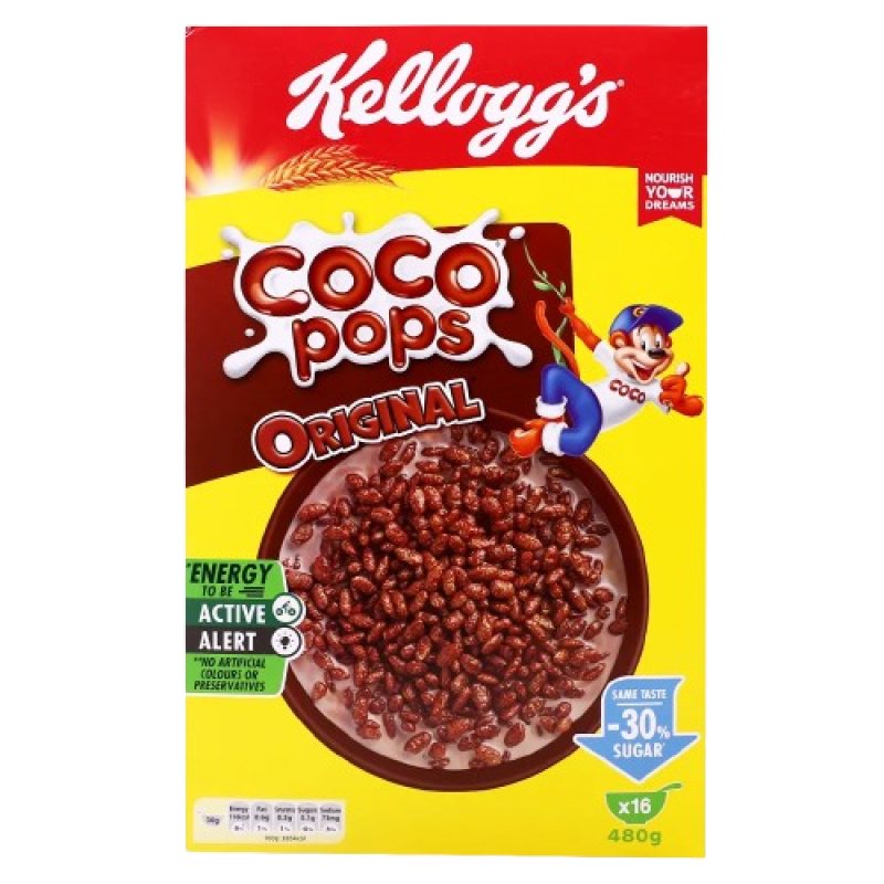 Kelloggs Coco Pops Original Cereal 480g