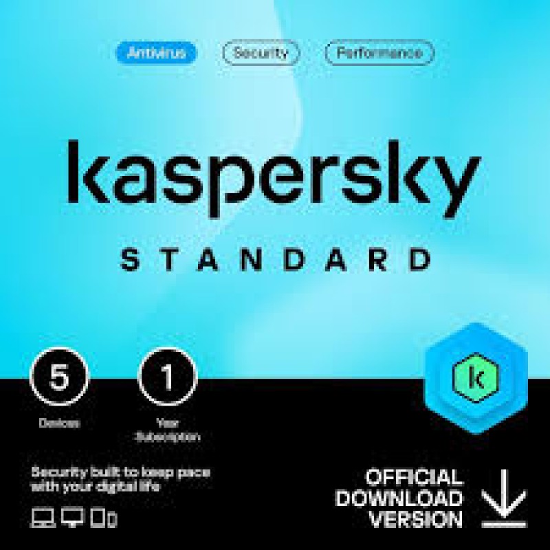 KASPERSKY STANDARD ANTIVIRUS 5 DEVICES 1 YEAR KASPERSKY STANDARD ANTIVIRUS 5 DEVICES 1 YEAR