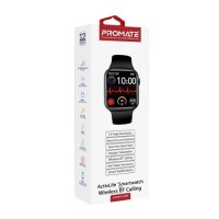 Promate XWATCH-B19.GRAPHITE 1.91" IP67 Water Resistant Fitness Tracker Smartwatch