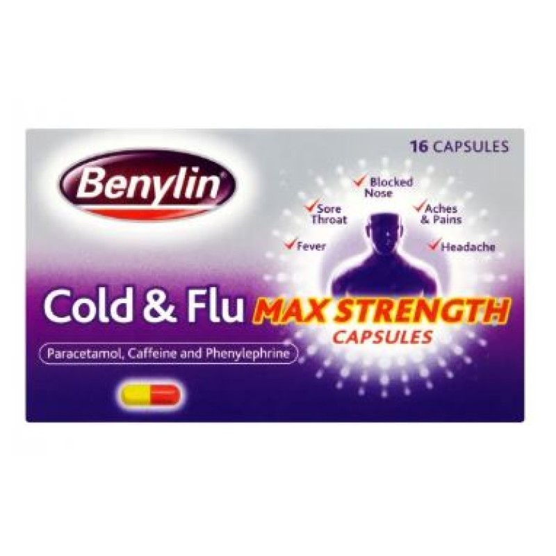 Benylin Cold And Flu Max 16s