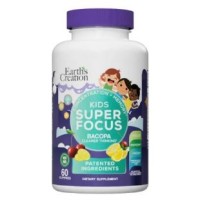 Earth's creation kids super focus bacopa gummies 60s