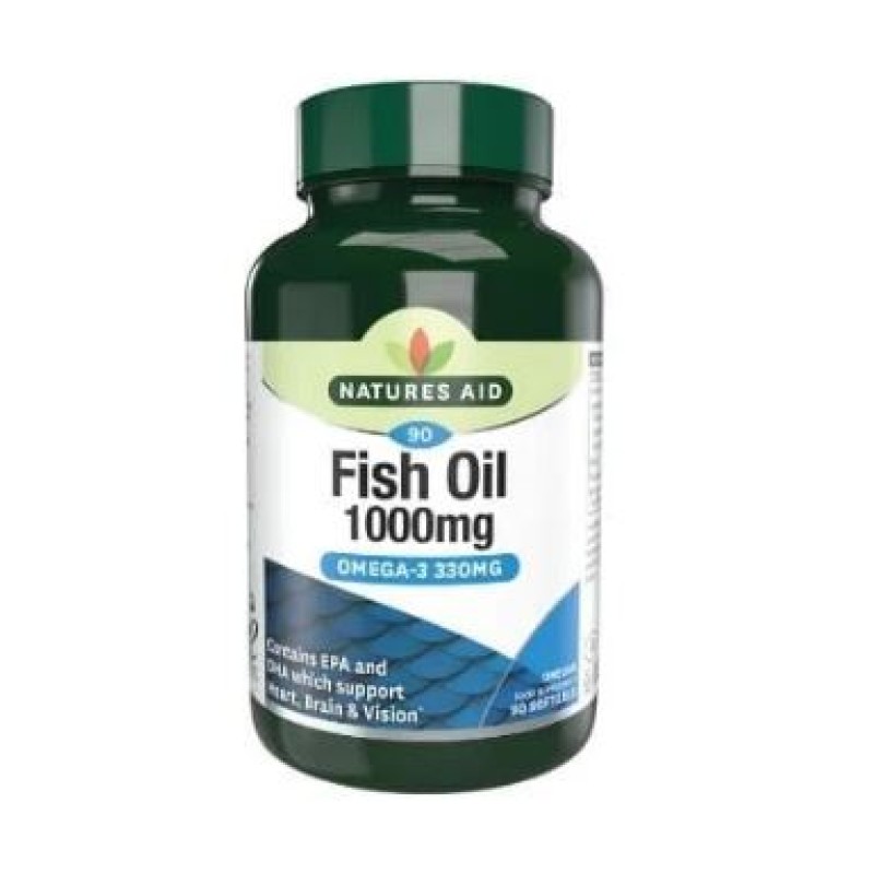 Natures Aid Fish Oil 1000mg Softgel 90s