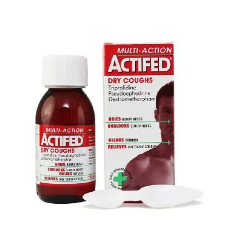 Actifed multi action dry cough 100ml
