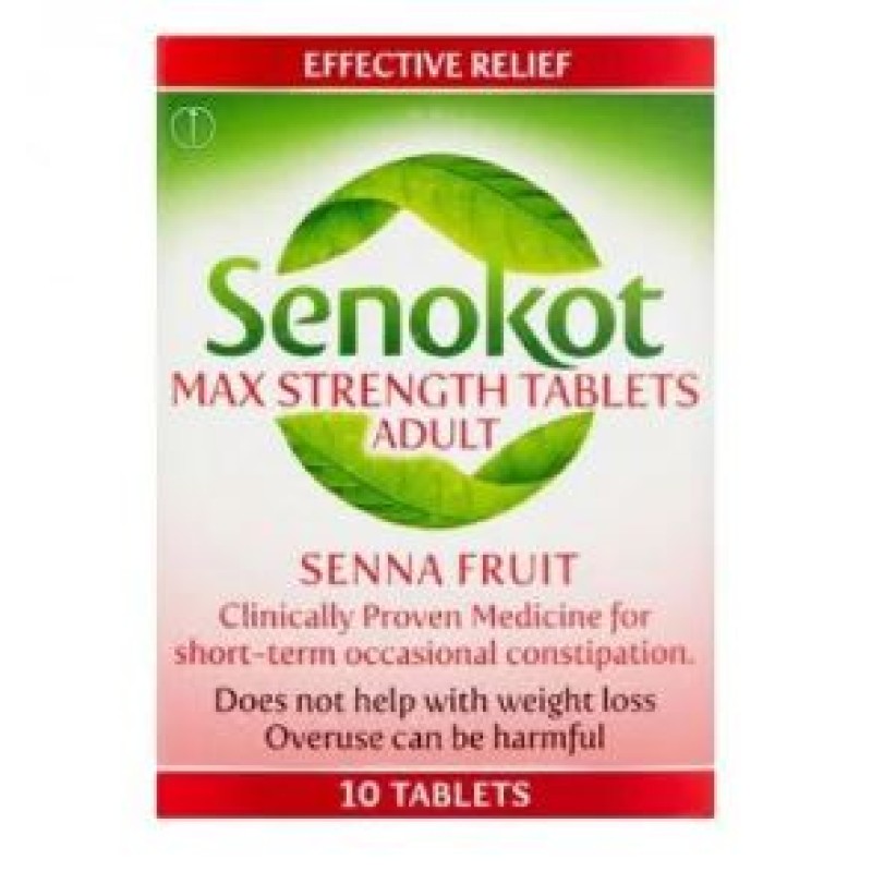 SENOKOT MAX STRENGTH TABS 10s