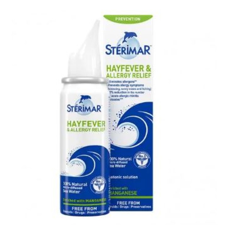 Sterimar hayfever and allergy relief nasal spray 50ml.