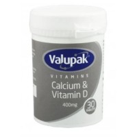 Valupak calcium with vit D tablets 30s