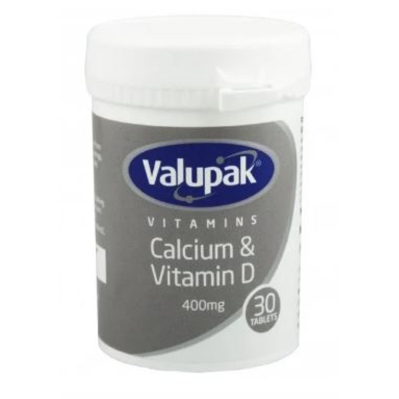 Valupak calcium with vit D tablets 30s